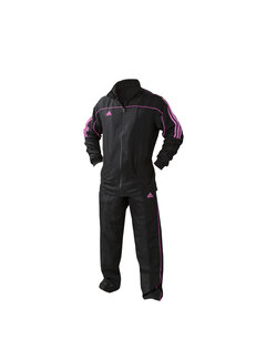 Adidas Team Track Trainingsbroek Zwart/Roze  (zonder jas) - Maat M - OP=OP