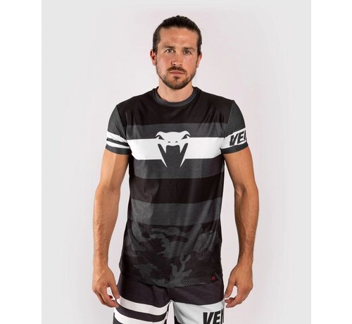 Venum Bandit Dry Tech Shirt - zwart/grijs - Maat L - OP=OP