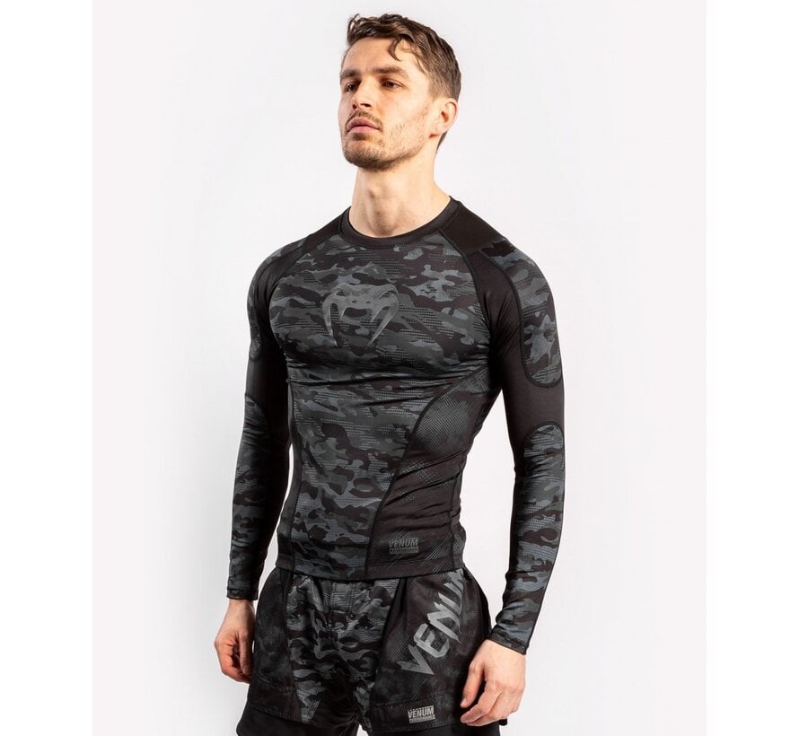 Venum Defender Rashguard-  dark camo - Maat XL - OP=OP