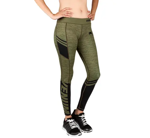 Venum dames Defender legging Khaki/zwart -Maat S - OP=OP