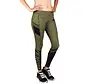 Dames Defender legging Khaki/zwart -Maat S - OP=OP