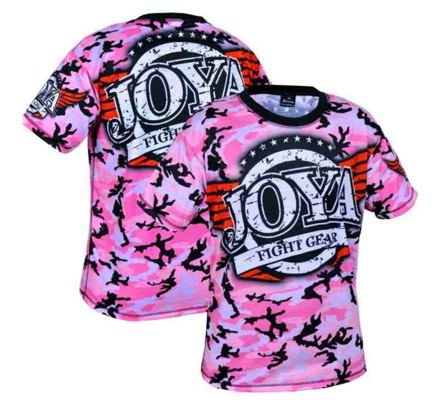 T-Shirt Joya Camouflage – Roze -Maat L - OP=OP