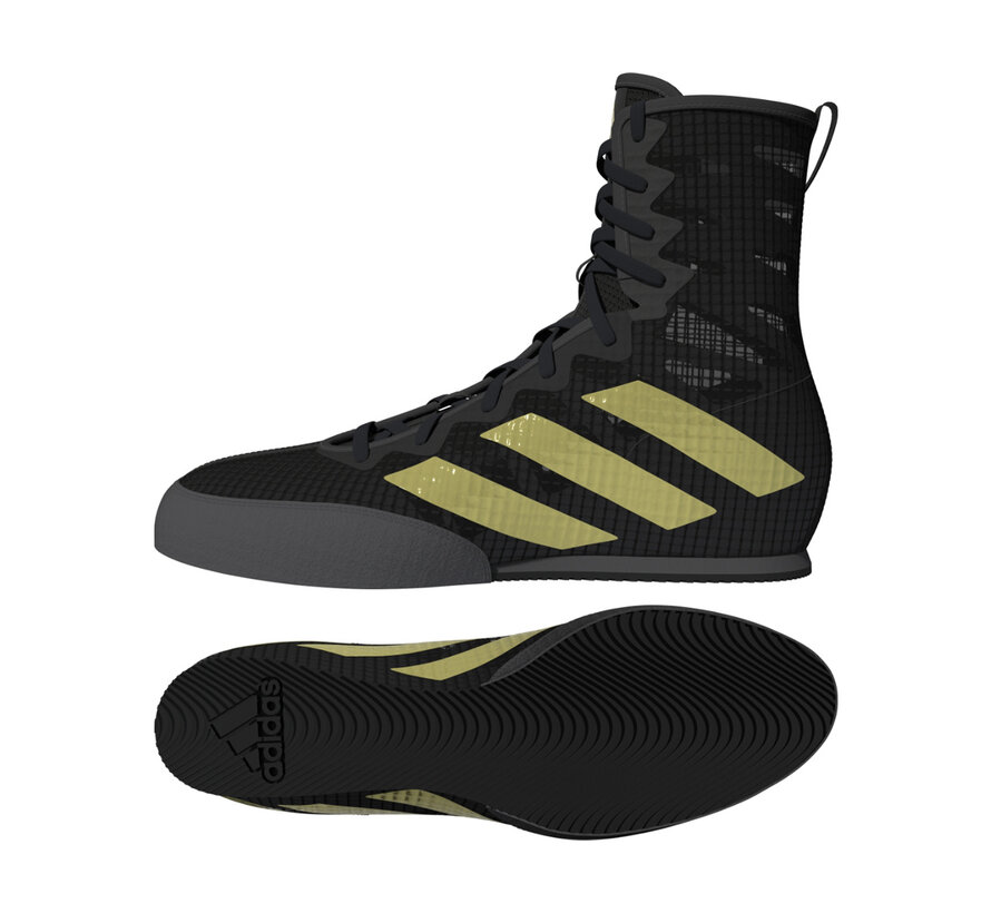 adidas Boksschoenen Box-Hog 4 Zwart/Goud