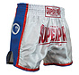 Super Pro Combat Gear Thai Short Stripes Wit/Blauw/Rood