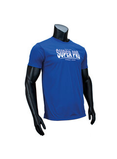 Super Pro Super Pro Combat Gear DryFit T-Shirt Stripes Blauw/Wit