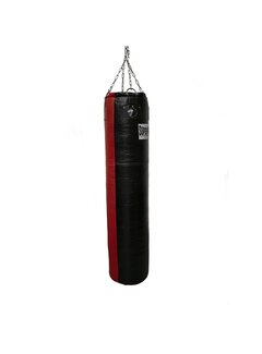Super Pro Super Pro Leather Punch Bag Split Zwart/Rood 152x35 cm