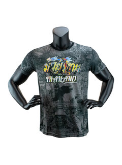 Super Pro Combat Gear Thai T-Shirt Pattaya MADE in THAILAND Zwart