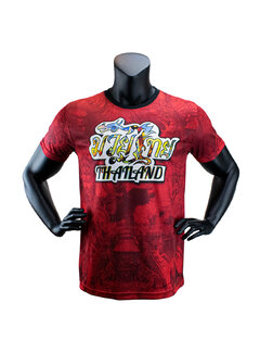 Super Pro Combat Gear Thai T-Shirt Pattaya MADE in THAILAND Rood