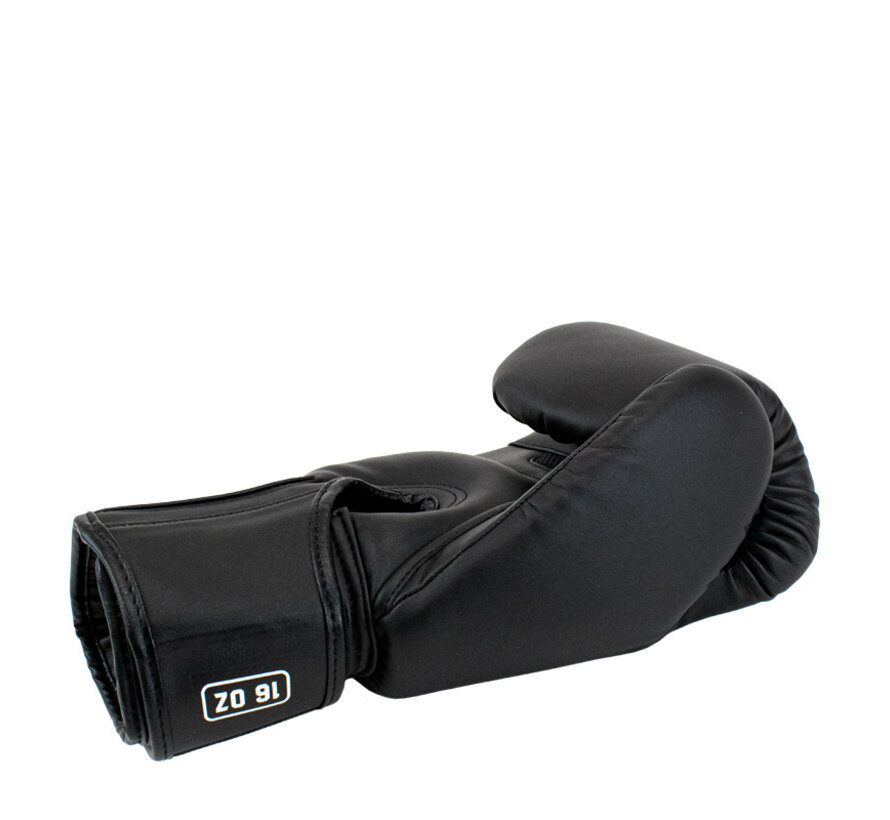 Super Pro Combat Gear Thaibokshandschoenen Leder Pattaya MADE in THAILAND Zwart