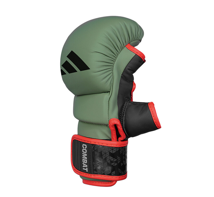 adidas Combat 50 Sparring Grappling Glove Legergroen