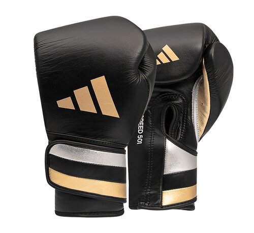 Adidas adidas Speed 500 Professional (kick)bokshandschoenen Zwart/Goud