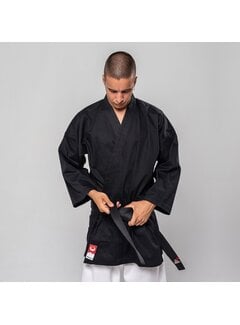 FUJIMAE Training Karate Jas (wit-rood-blauw-zwart)