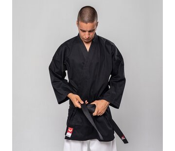 Fuji Mae Training Karate Jas (wit-rood-blauw-zwart)