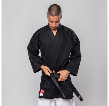 FUJIMAE Training Karate Jas (wit-rood-blauw-zwart)