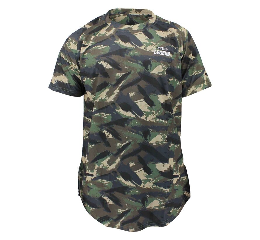 t-shirt camo Leger - Maat L - OP=OP