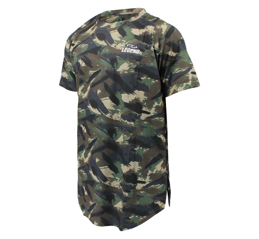 t-shirt camo Leger - Maat L - OP=OP