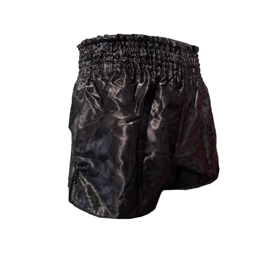 Joya Flower Muay Thai Short - Zwart - Maat XL - OP=OP