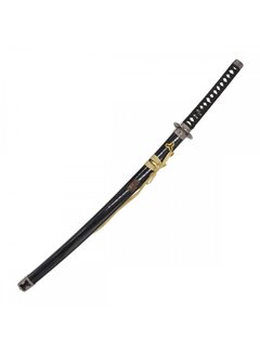 Fuji Mae Roestvrijstalen Katana. Zwart/Goud