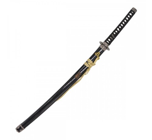 Fuji Mae Roestvrijstalen Katana. Zwart/Goud