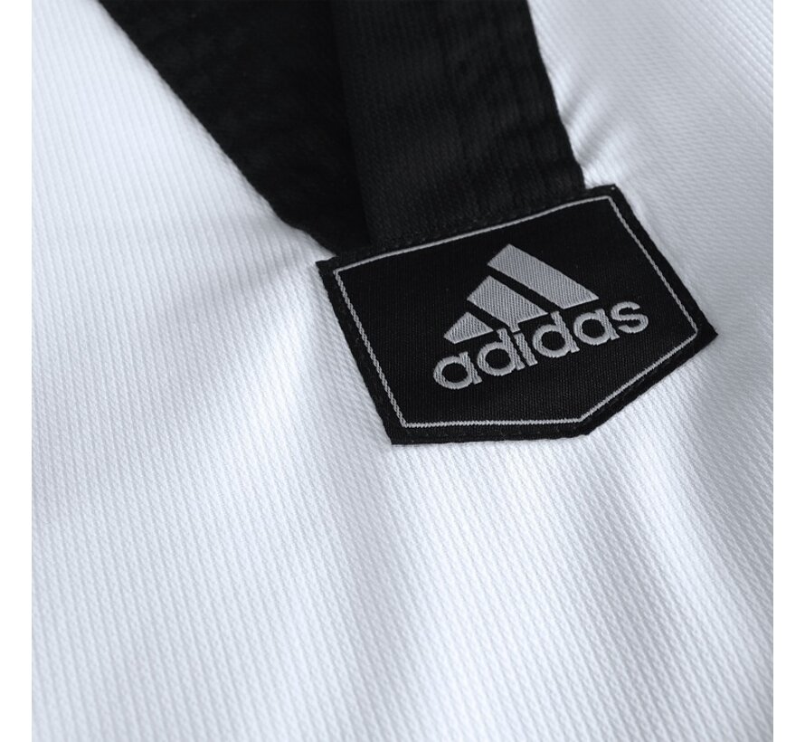 adidas Taekwondo pak ADI-Club 3/// Approved Wit/Wit - 160 Cm - OP=OP