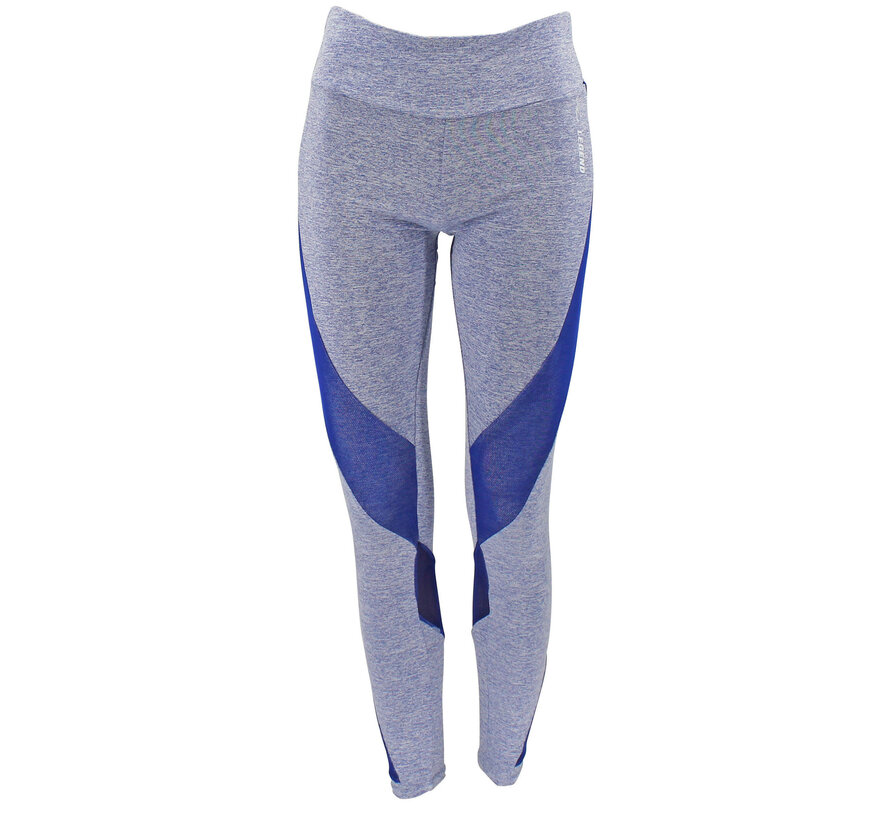 Sportlegging Melange blauw