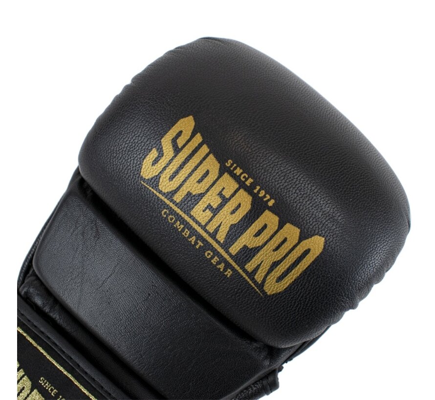 Super Pro Combat Gear MMA Shooter Handschoenen Leder  - OP=OP