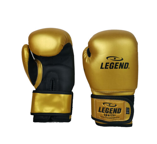 Legend 4-8 jaar Bokshandschoenen kind Goud/mat zwart