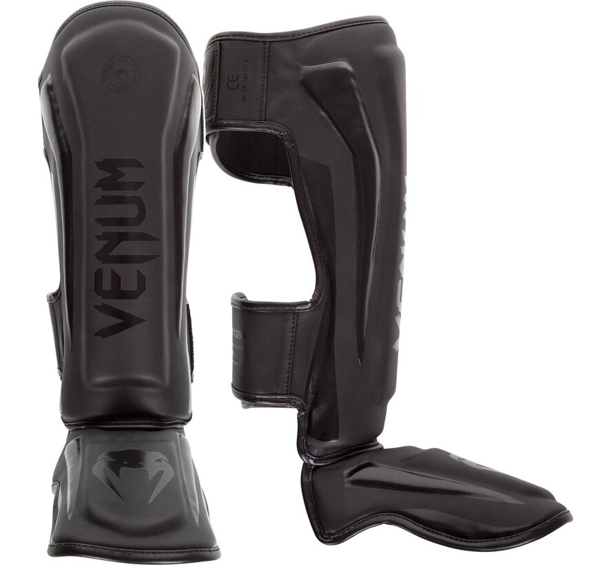 Venum Elite Standup scheenbeschermers - zwart