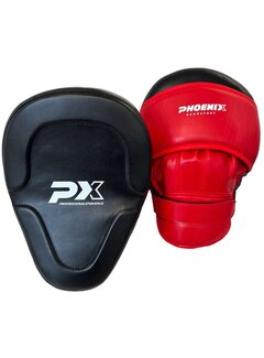 Phoenix PX LEGACY coaching mitts per paar- zwart-rood