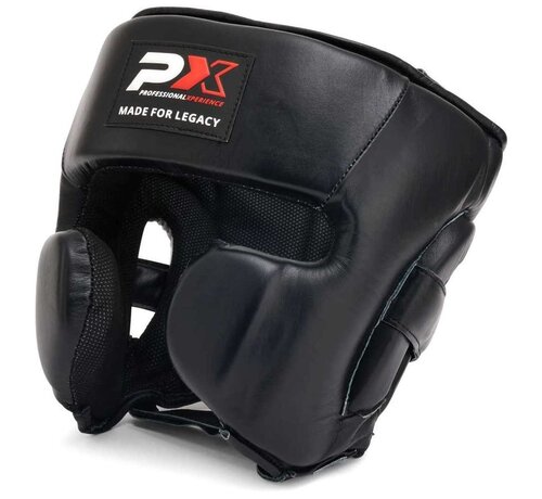 Phoenix PX LEGACY Pro hoofdbeschermer, lederen, zwart