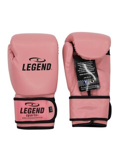 Legend Protect en Power bokshandschoenen  Dames Zalm Roze PU - 12 Oz - OP=OP