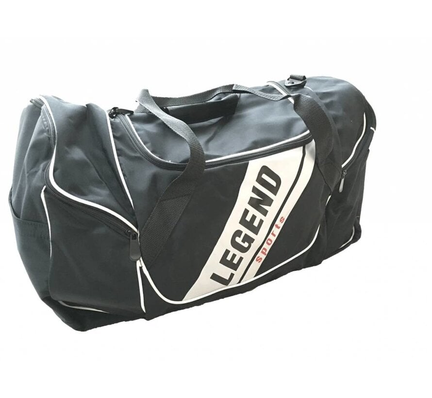 Sporttas Legend met 3 rits vakken zwart