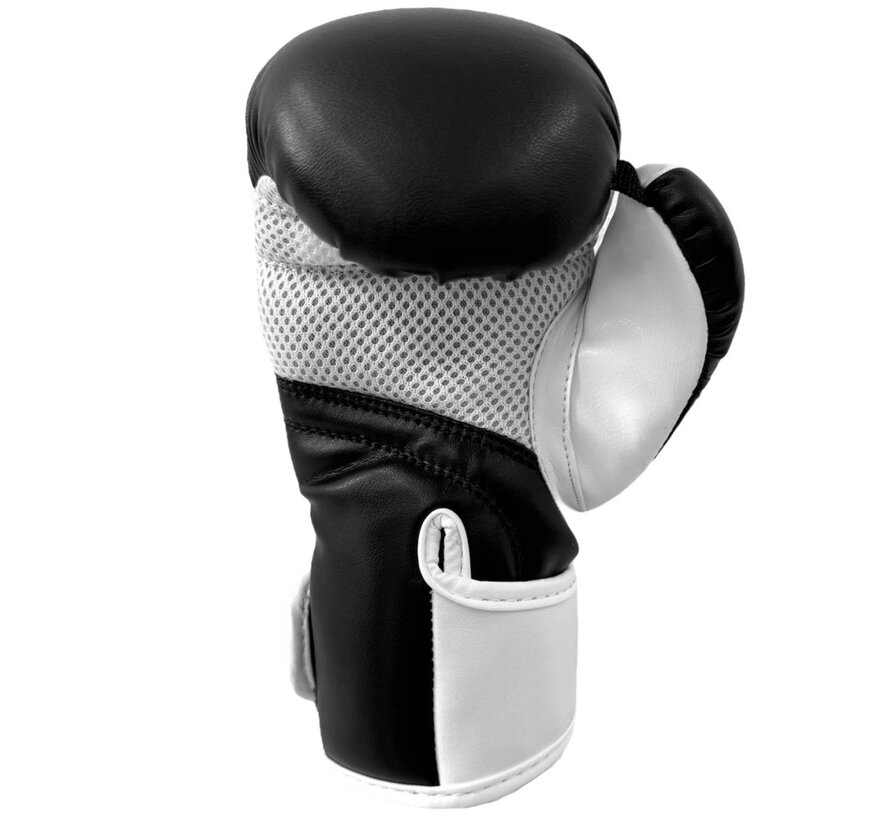 PX roze bokshandschoenen jeugd zwart wit