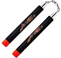Rood zwarte  Foam Nunchaku met ketting