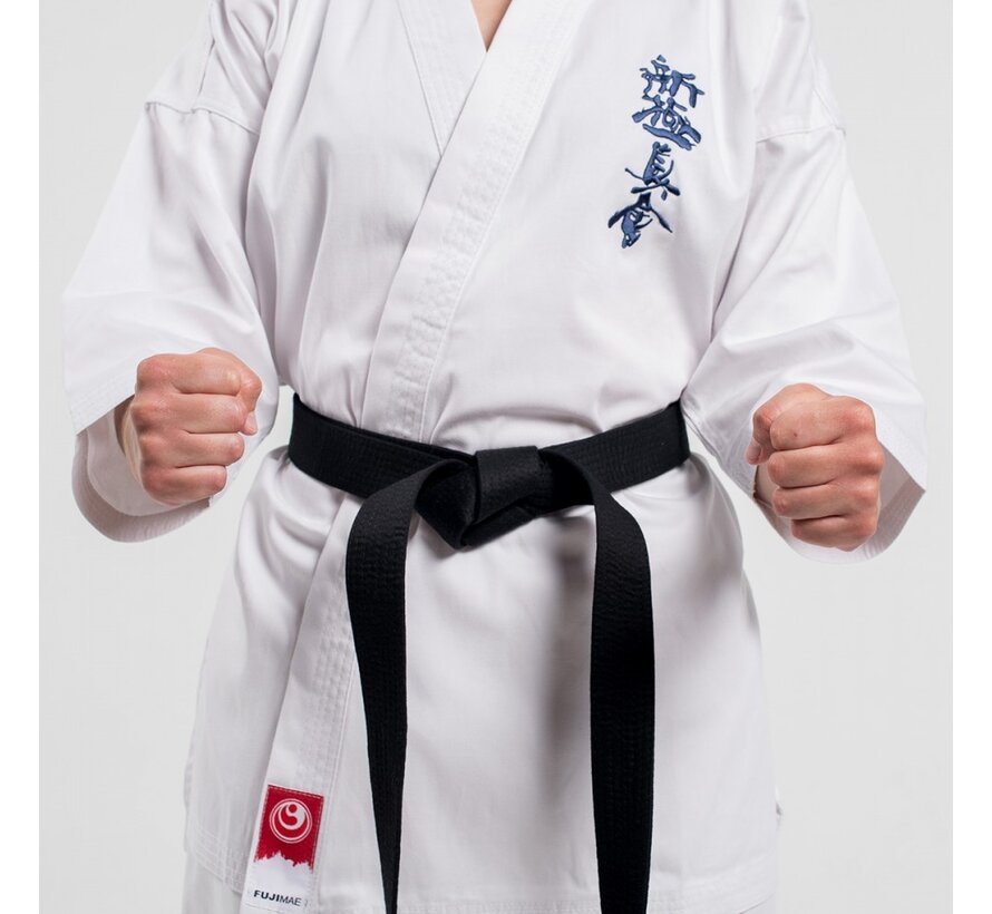 Training Shinkyokushin Karate pak (let op logo) - Maat 110 cm - OP=OP