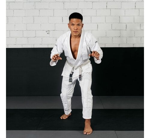 FUJIMAE Lichtgewicht dunne Basic Braziliaans Jiu Jitsu pak - Maat 110 Cm - OP=OP