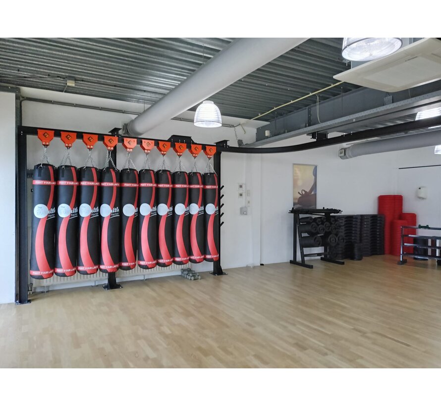 Bokszak ophangsysteem Rails Maatwerk (alleen op aanvraag)