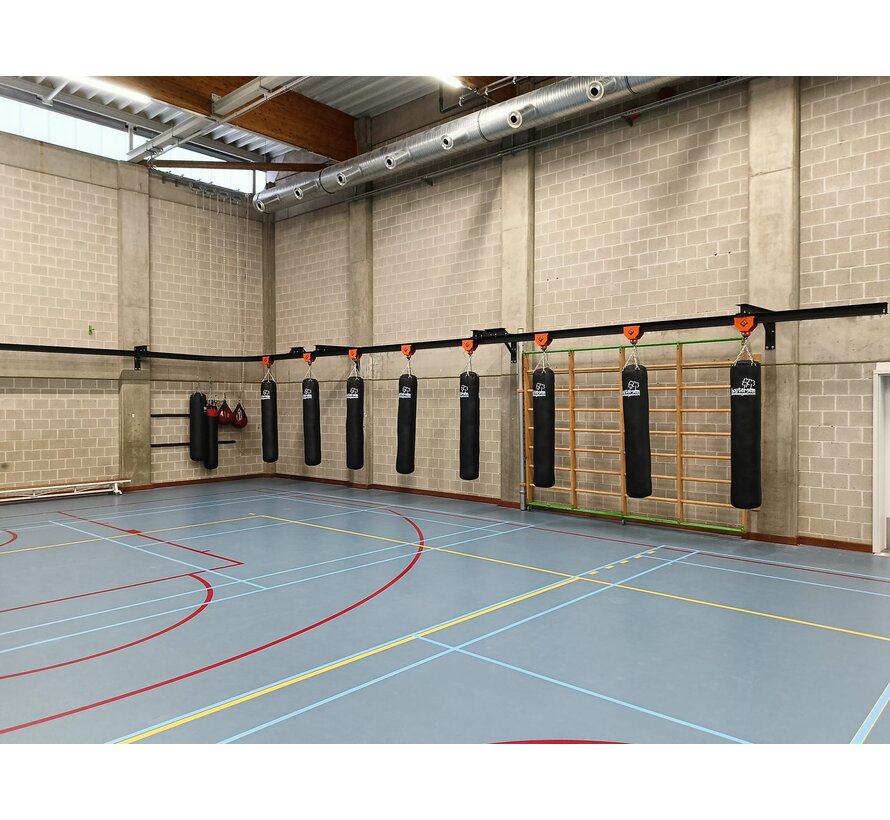 Bokszak ophangsysteem Rails Maatwerk (alleen op aanvraag)