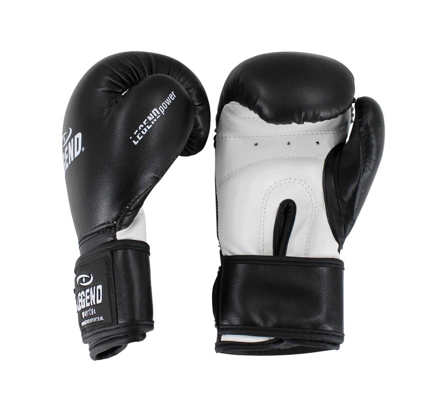 Bokszak Kind met Handschoenen Zwart 1-7 jaar