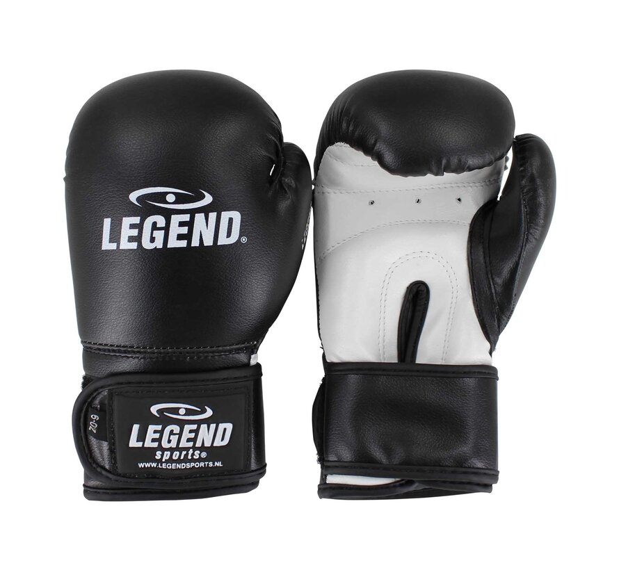 Bokszak Kind met Handschoenen Zwart 1-7 jaar