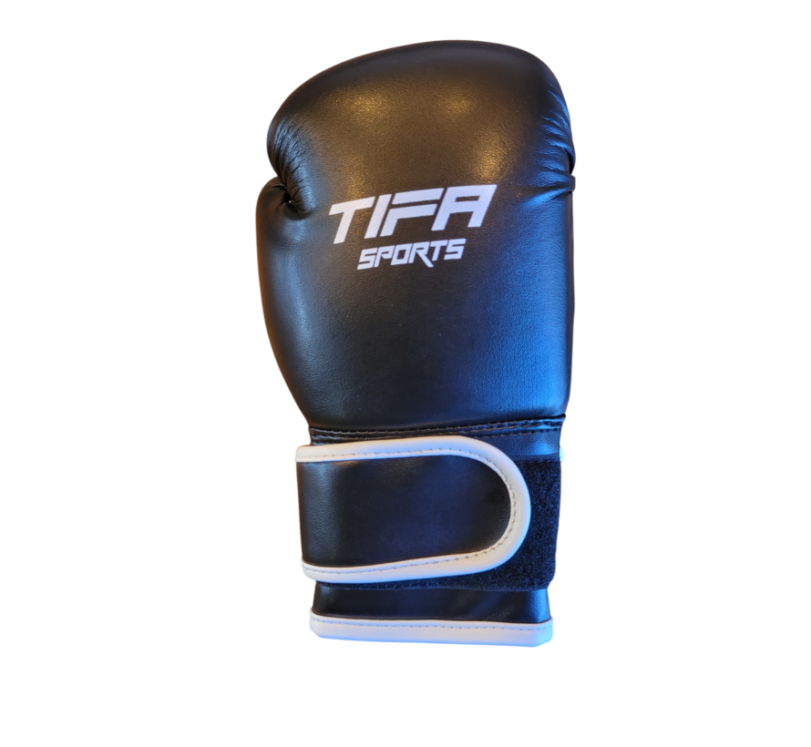 Leren bokshandschoenen met eigen logo