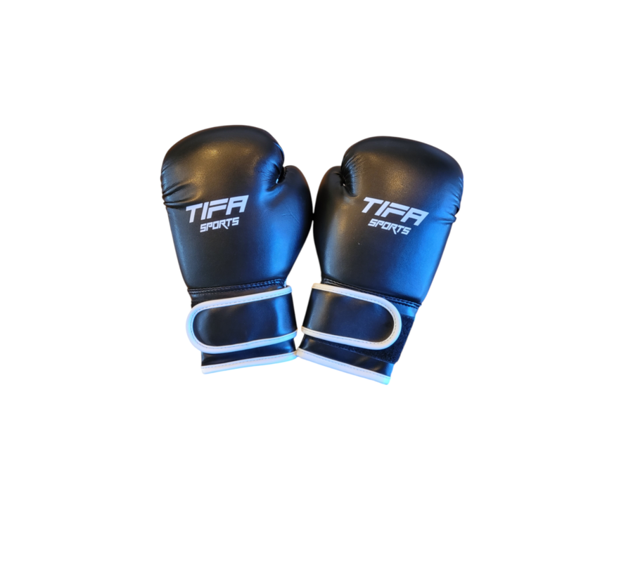 Leren bokshandschoenen met eigen logo