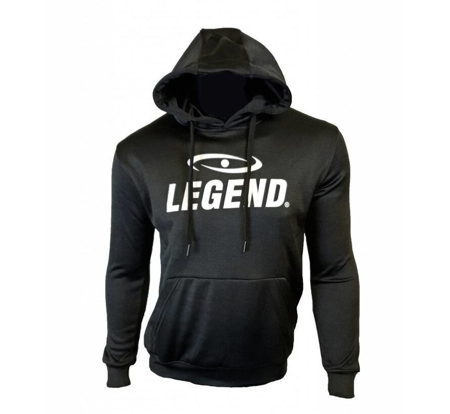 Hoodie unisex  trendy zwart - Maat L - OP=OP
