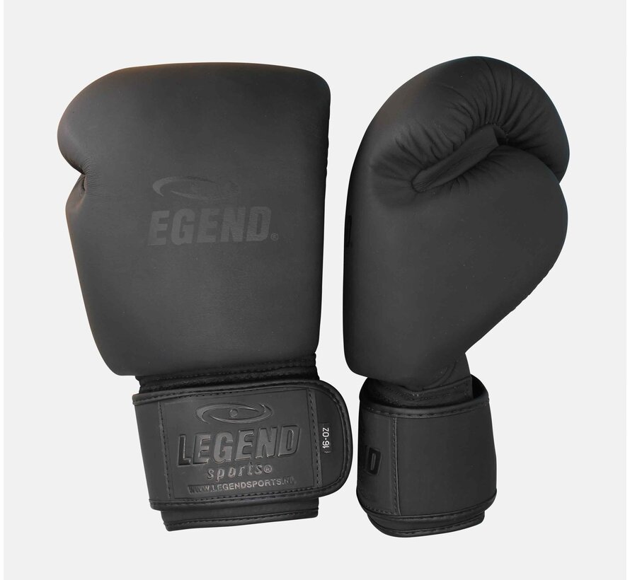 Bokshandschoenen IRONCLAD PRO Leder dames/heren Mat Zwart