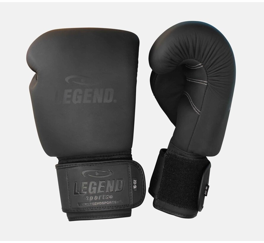 Bokshandschoenen IRONCLAD PRO Leder dames/heren Mat Zwart