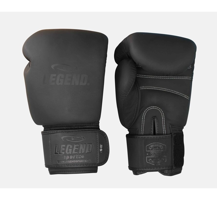 Bokshandschoenen IRONCLAD PRO Leder dames/heren Mat Zwart