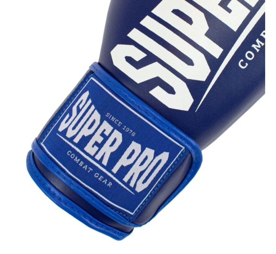 (kick)bokshandschoenen blauw/Wit Maat 8 Oz - OP=OP