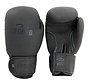 8 oz kinder Leren bokshandschoenen  zwart - mat - OP=OP