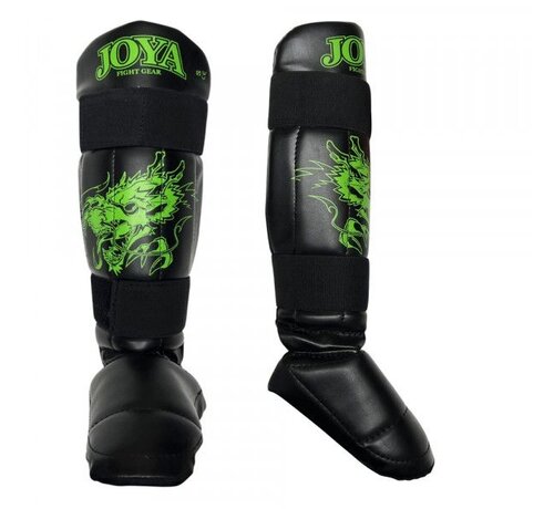 Joya Scheenbeschermers dragon groen Maat Jeugd L - OP=OP