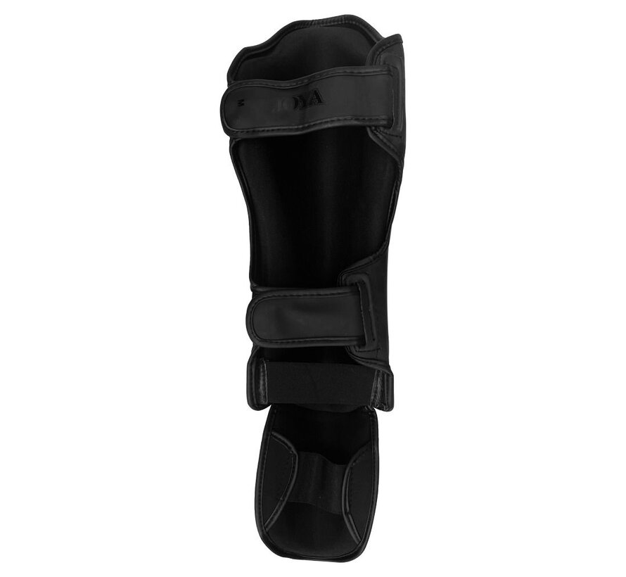 Joya FF Metal Pro Scheenbeschermers Junior - Volledig Zwart Maat Jeugd S - OP=OP